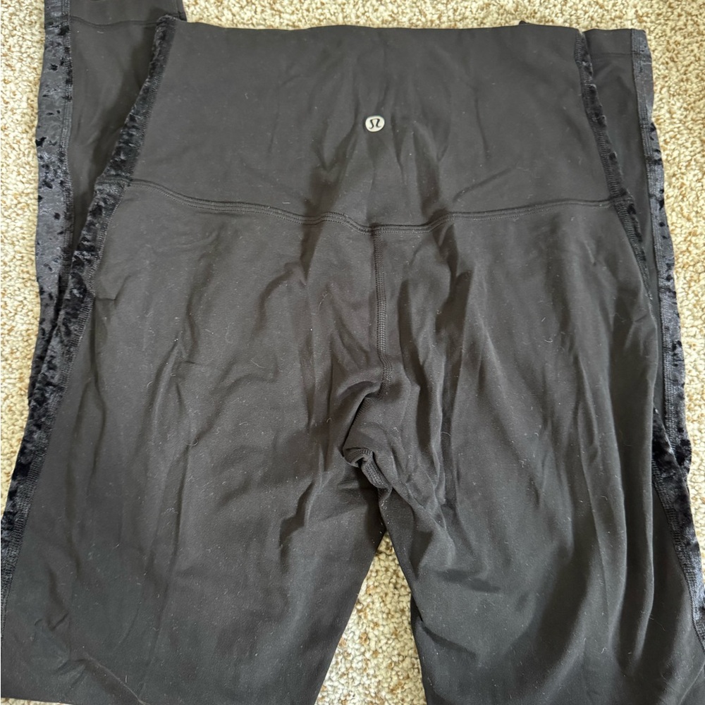 lululemon athletica Black Sweatpants with High Waistband